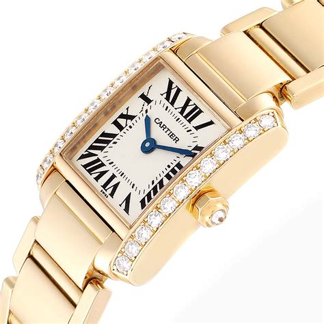 cartier tank womens gold